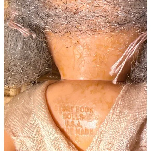 Vintage 40's Plastic Nancy Ann Story Book Doll AS IS TLC 5" - Picture 3 of 15